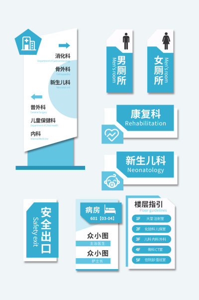 儿童医院儿科导视系统