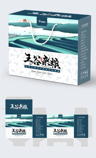 五谷杂粮礼盒包装