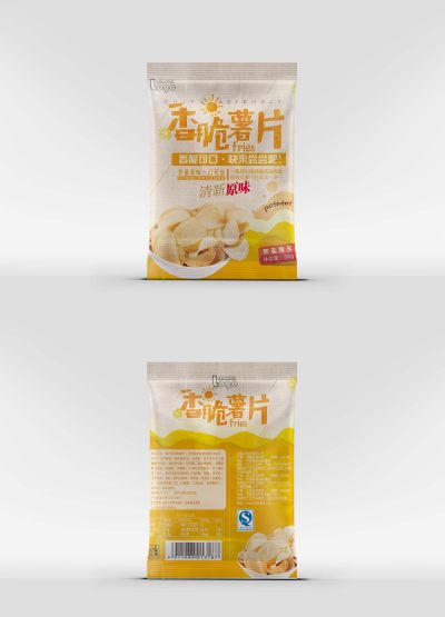 香脆薯片零食包装袋