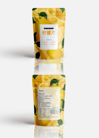 清新柠檬片零食包装