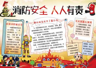 消防安全手抄报
