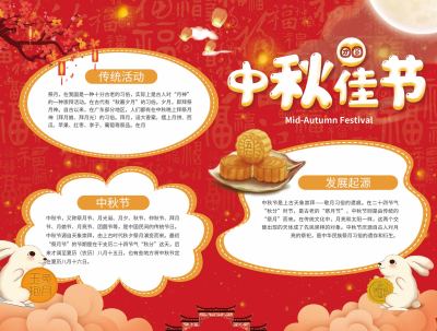 中秋佳节手抄报