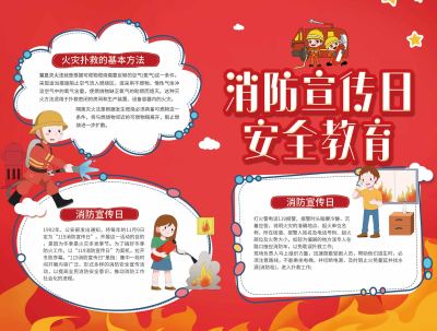 消防宣传日安全教育手抄报