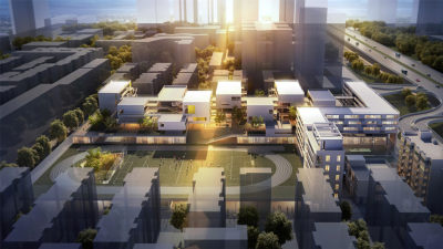 教育建筑设计浅析中小学校PPT设计方案