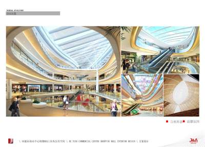 河源市商业中心购物MALL室内公共空间设计方案