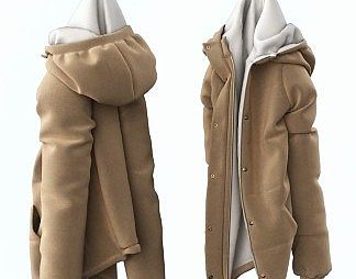现代衣服3D模型下载