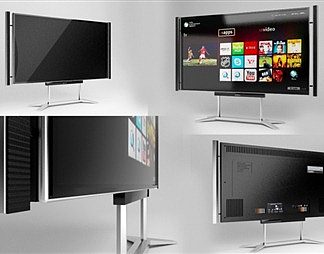 现代电视机3D模型下载