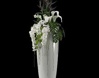 现代花瓶3D模型下载