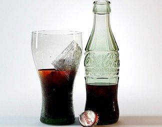 现代饮料3D模型下载