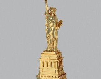 现代雕像3D模型下载