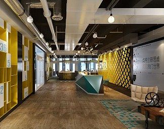 工业LOFT前台3D模型下载