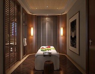 新中式SPA3D模型下载