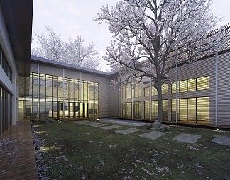 日韩庭院3D模型下载