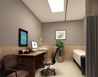 现代诊室3D模型下载