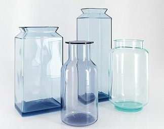 现代玻璃瓶3D模型下载