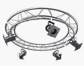 现代射灯3D模型下载