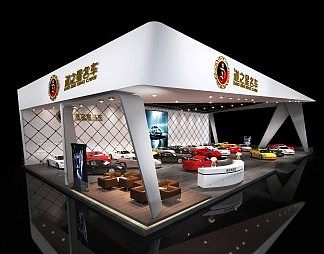 现代展厅3D模型下载