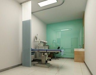 现代B超室3D模型下载