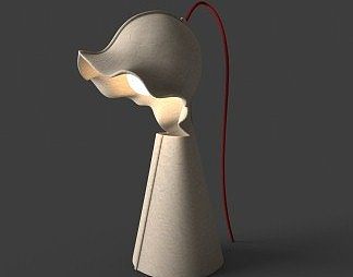 现代异形台灯3D模型下载