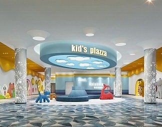 现代游乐园3D模型下载