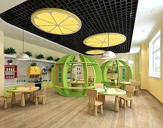 北欧幼儿园3D模型下载