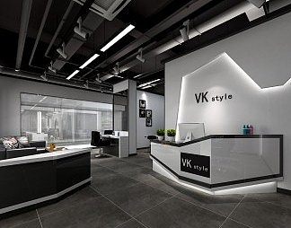 现代理发店3D模型下载