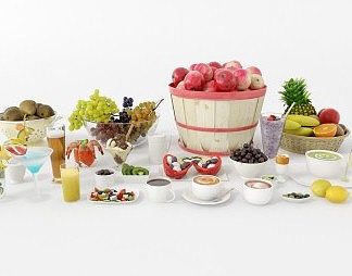 现代食物3D模型下载