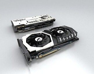 现代显卡3D模型下载