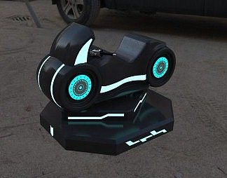 现代摩托游戏机3D模型下载