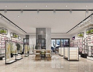 现代内衣店3D模型下载