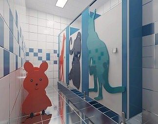 现代卫生间3D模型下载