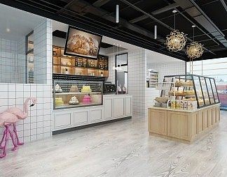 工业LOFT面包店3D模型下载