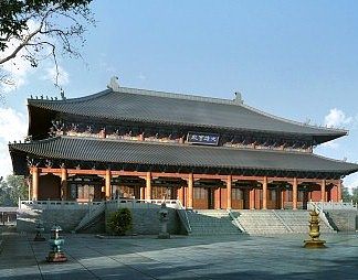 中式古建3D模型下载