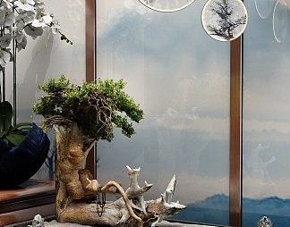 新中式摆件3D模型下载