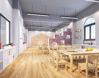 北欧幼儿园3D模型下载