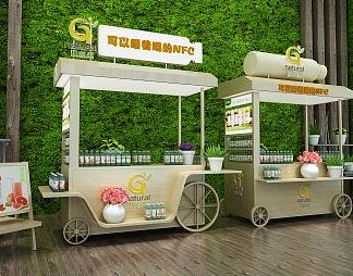 现代售货车3D模型下载