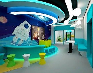 现代培训学校3D模型下载