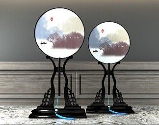 中式摆件3D模型下载