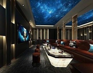 现代KTV3D模型下载