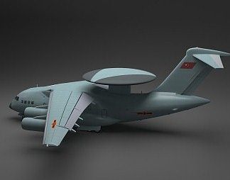 现代飞机3D模型下载