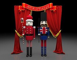 现代美陈3D模型下载