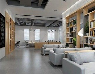 北欧休息区3D模型下载