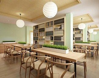 日韩书店3D模型下载