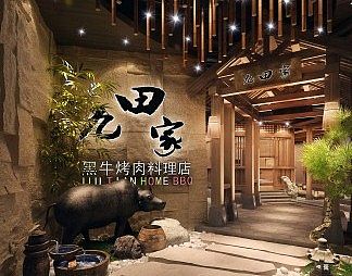 日韩门厅3D模型下载