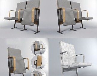 现代单椅3D模型下载