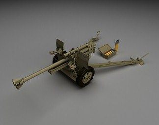 现代大炮3D模型下载
