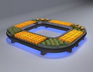 现代冰柜3D模型下载