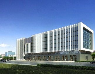 现代办公楼3D模型下载