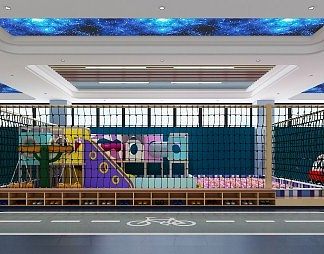 现代游乐场3D模型下载