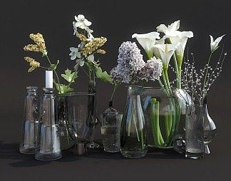 现代花瓶3D模型下载